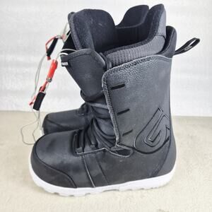 Burton Moto Imprint 1 Men’s Snowboard Boots Size 10.5 M Black Red Quick Lace